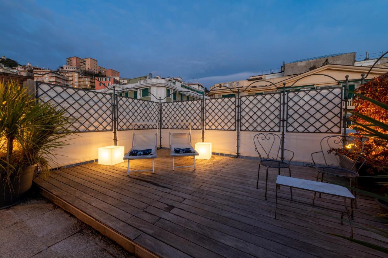 Apartament Castelletto Exclusive Terrace Penthouse Genua Zewnętrze zdjęcie