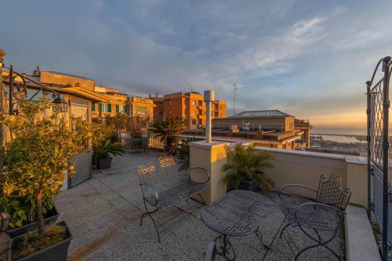 Apartament Castelletto Exclusive Terrace Penthouse Genua Zewnętrze zdjęcie