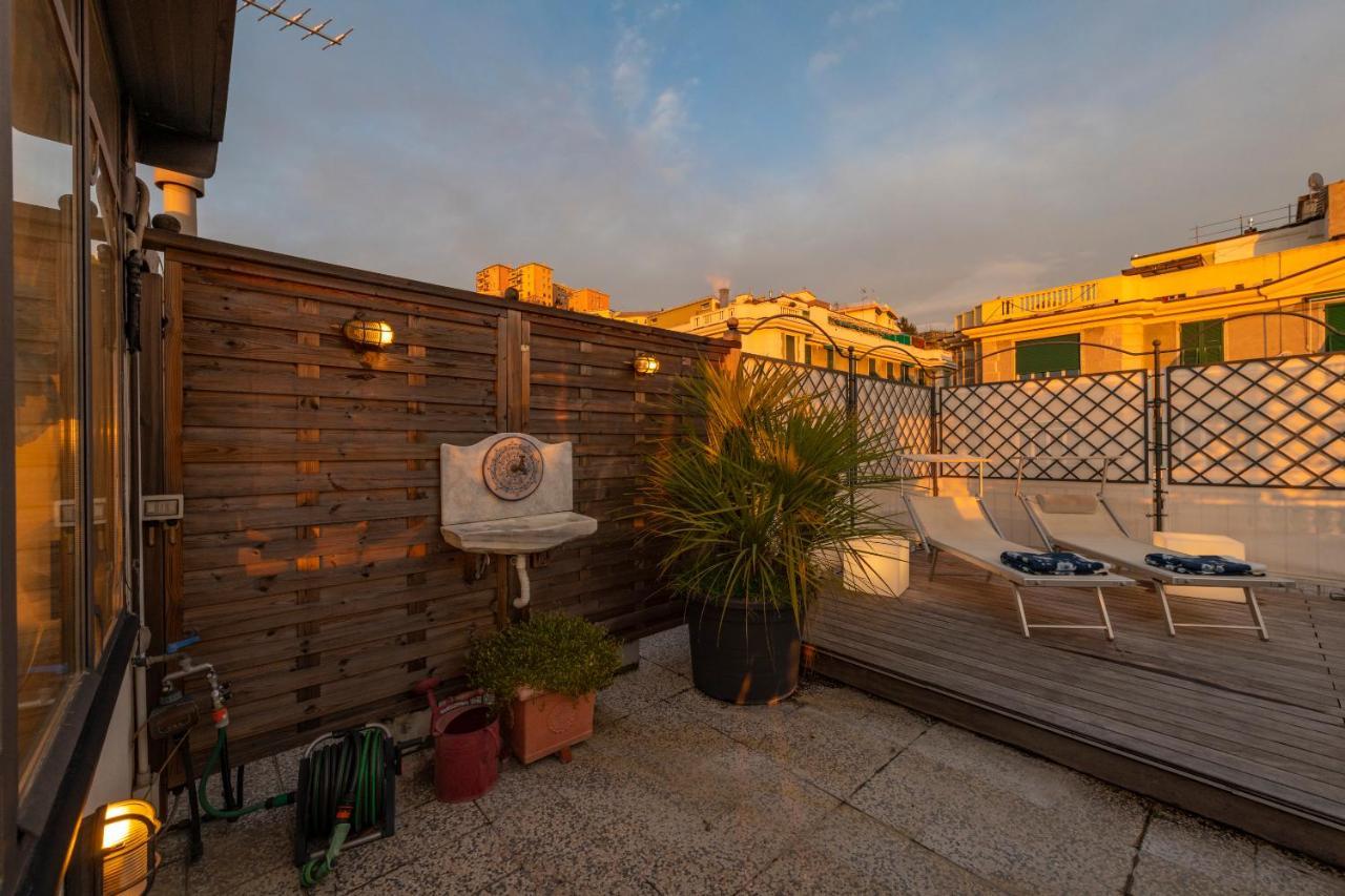 Apartament Castelletto Exclusive Terrace Penthouse Genua Zewnętrze zdjęcie