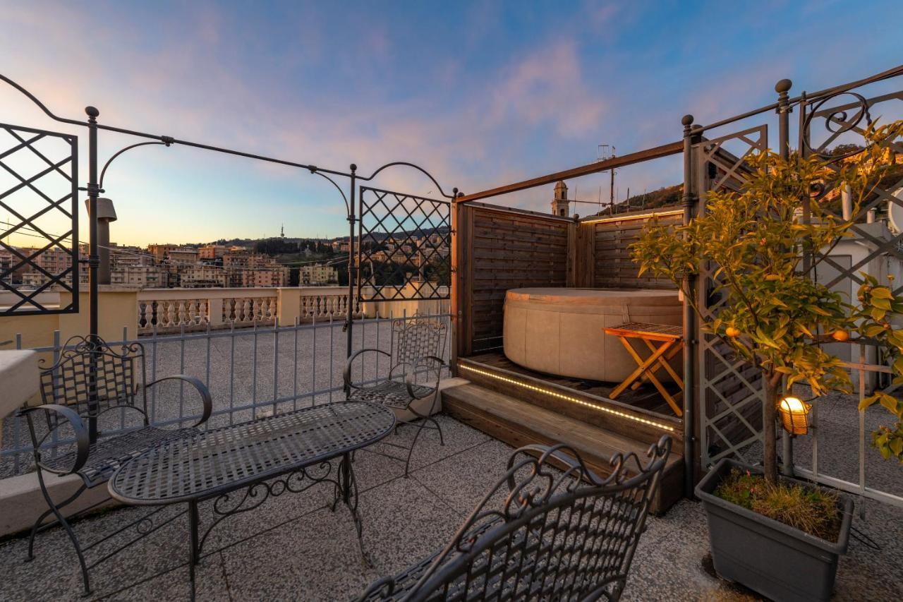 Apartament Castelletto Exclusive Terrace Penthouse Genua Zewnętrze zdjęcie