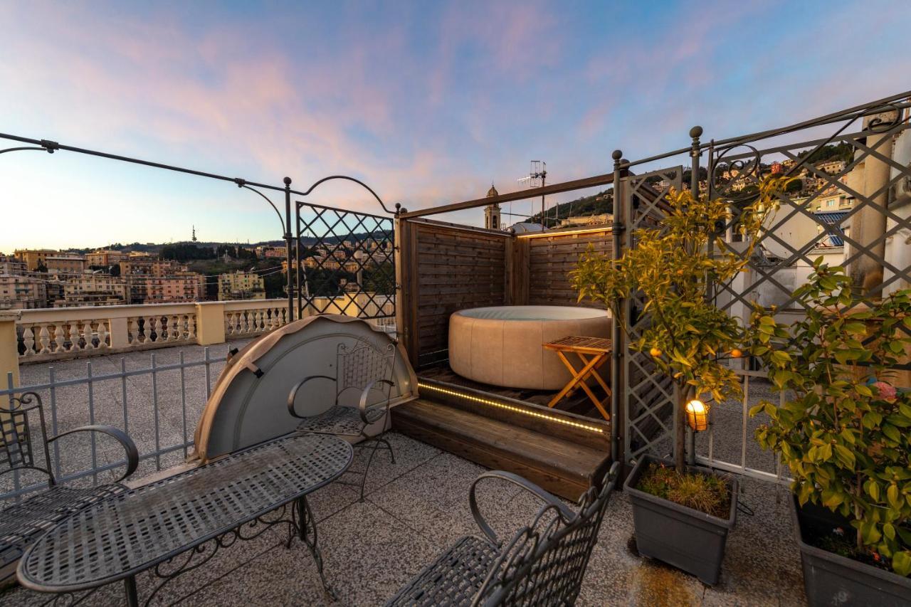 Apartament Castelletto Exclusive Terrace Penthouse Genua Zewnętrze zdjęcie