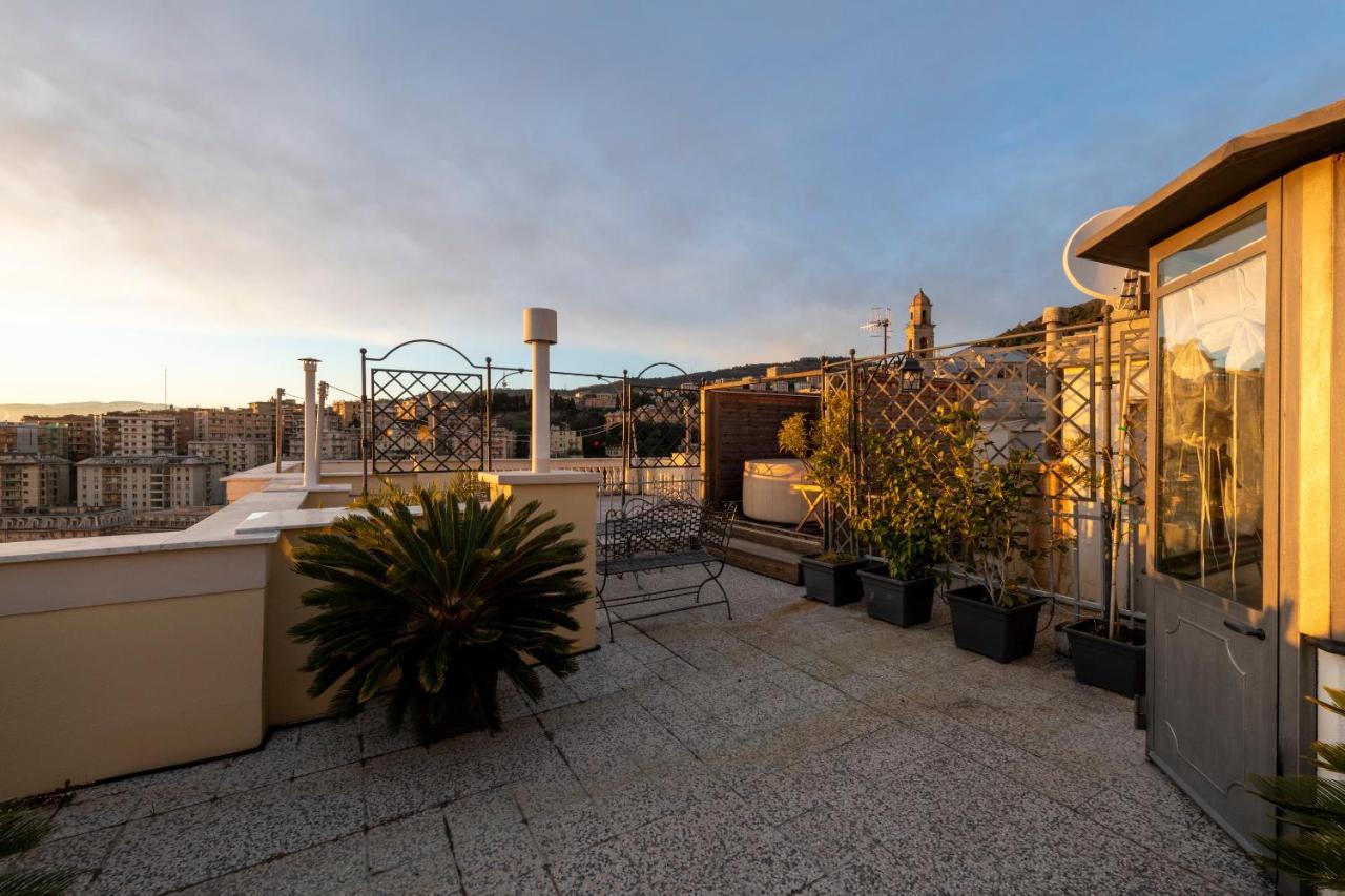 Apartament Castelletto Exclusive Terrace Penthouse Genua Zewnętrze zdjęcie