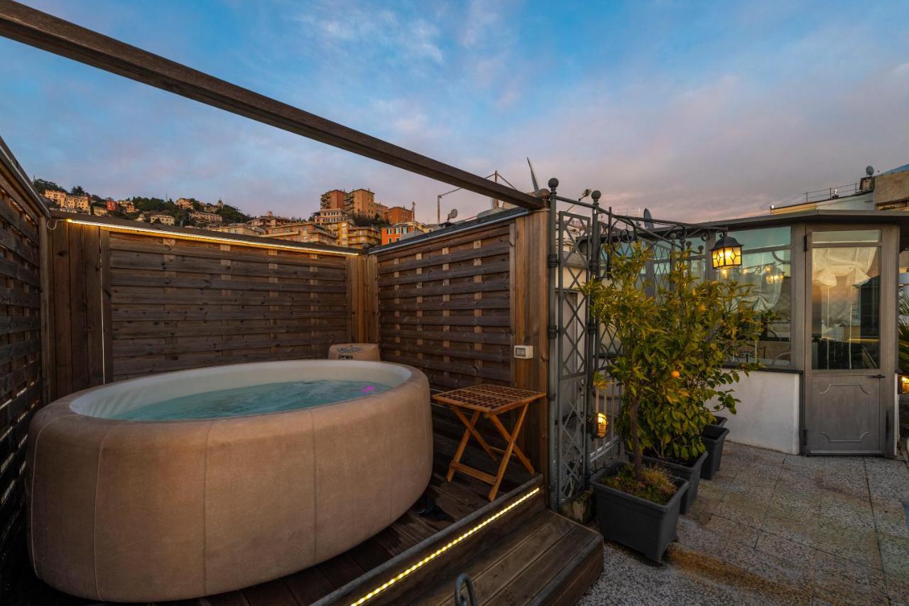 Apartament Castelletto Exclusive Terrace Penthouse Genua Zewnętrze zdjęcie